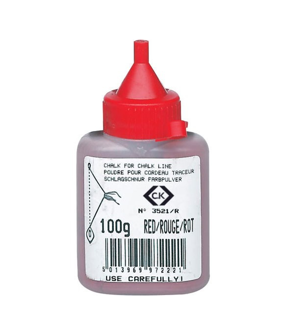 C.K. BUILDERS CHALK RED 100G 