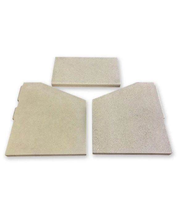 GRAPHITE CONVECTOR INSET BRICK SET
