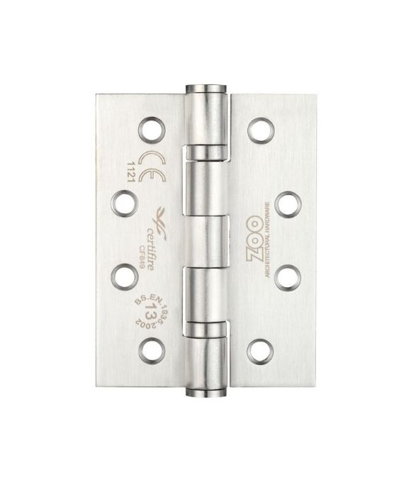 GRADE 13 BALL BEARING HINGE - PAIR AND A HALF POLISHED STAINLESS