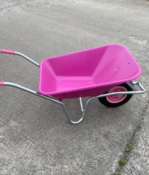GRANGER PINK 90LT WHEELBARROW