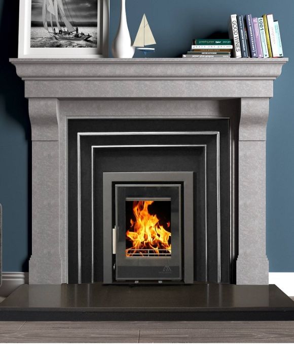 GULLION 54 SPELGA STONE FIREPLACE