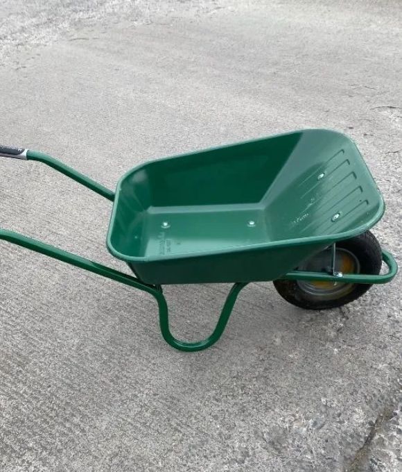 HAEMMERLIN METAL GREEN 90LT WHEELBARROW
