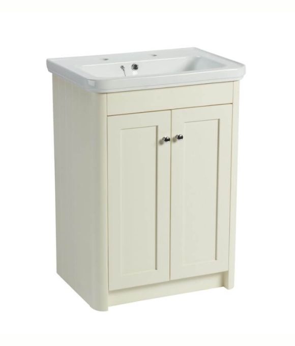 HALCYON FLOOR STANDING UNIT NATURAL WHITE