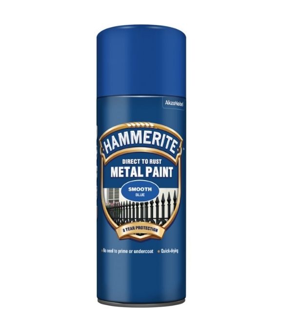 HAMMERITE SMOOTH SPRAY BLUE AEROSOL 400ML