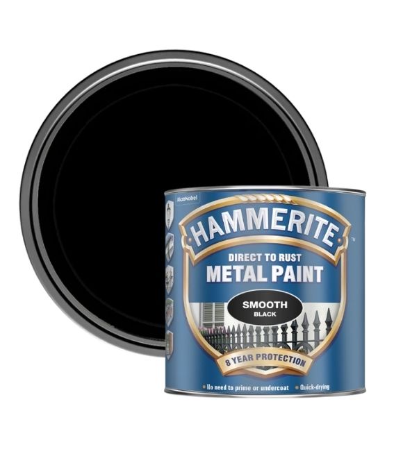 HAMMERITE SMOOTH BLACK 250ML