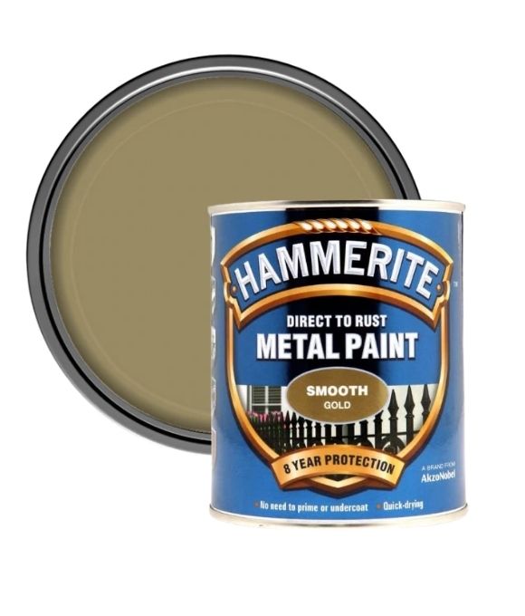 HAMMERITE SMOOTH GOLD 750ML