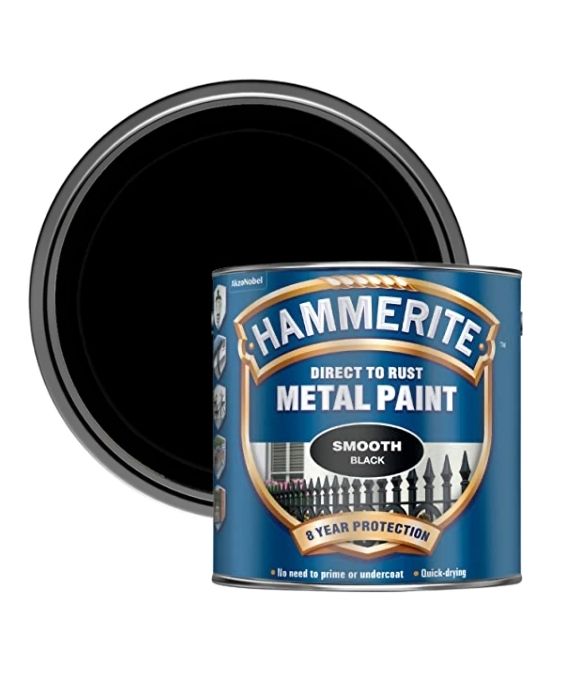 HAMMERITE SMOOTH BLACK 2.5LT