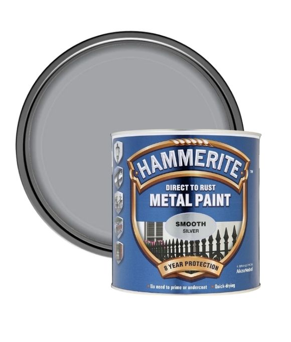 HAMMERITE SMOOTH SILVER 2.5LT
