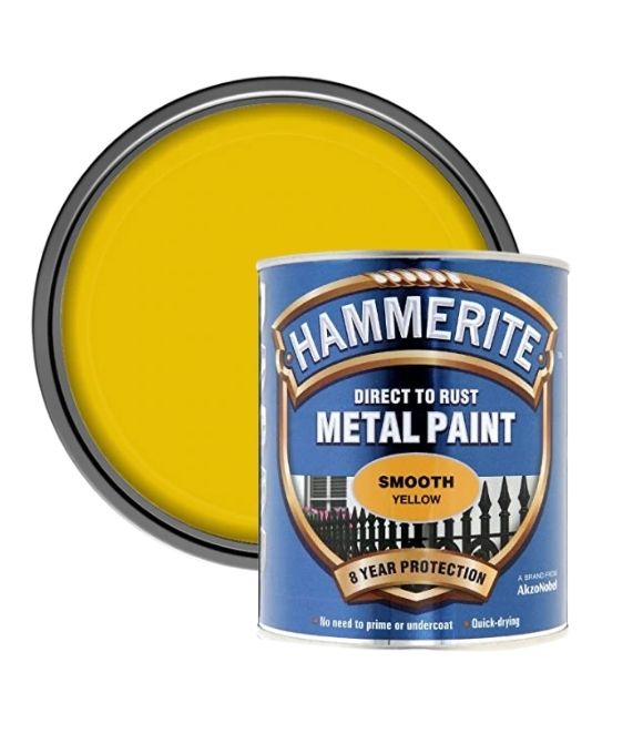 HAMMERITE SMOOTH YELLOW 750ML