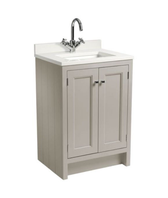 HAMPTON 600 UNDERSLUNG BASIN UNIT MOCHA