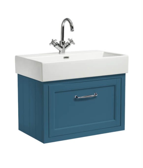 HAMPTON WALL HUNG VANITY UNIT DERWENT BLUE