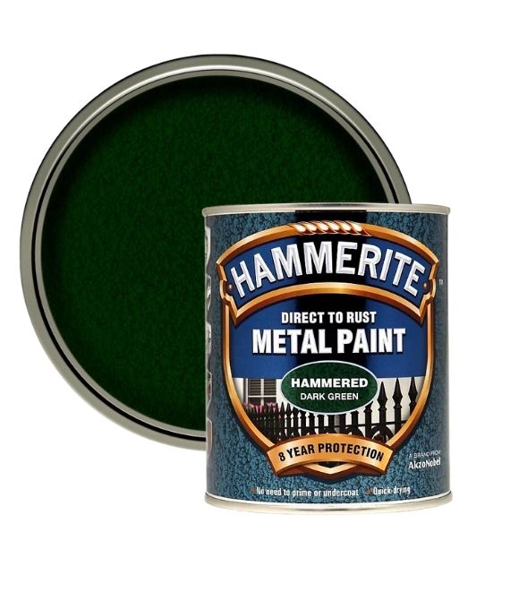 HAMMERITE HAMMERED DARK GREEN 750ML