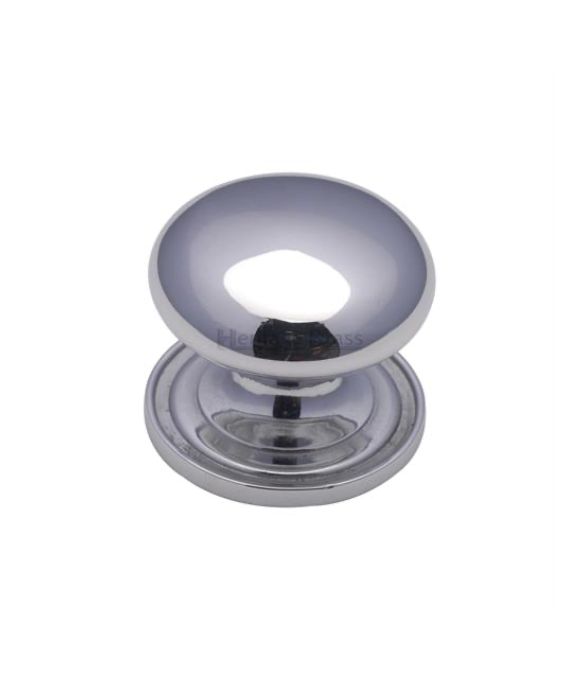 HERITAGE CABINET KNOB POLISHED CHROME