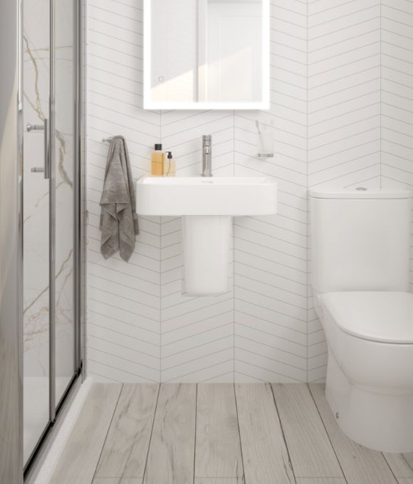 HORIZON SQUARE BASIN & SEMI PEDESTAL