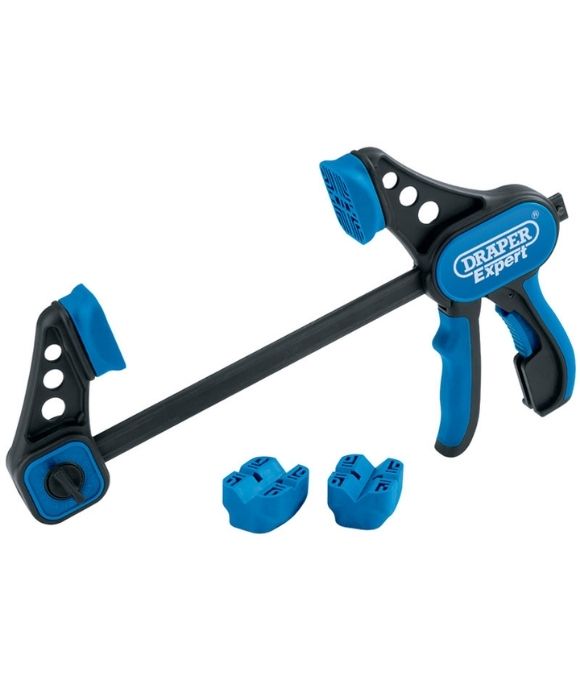 DRAPER EXPERT HEAVY DUTY SOFT GRIP DUAL ACTION CLAMPS 150MM
