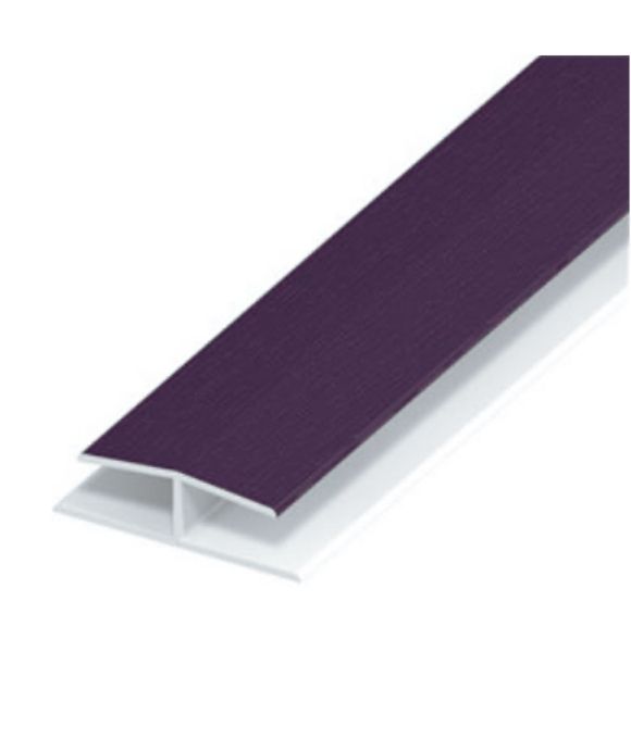 FASCIA H SECTION JOINTING TRIM BROWN 5MT 