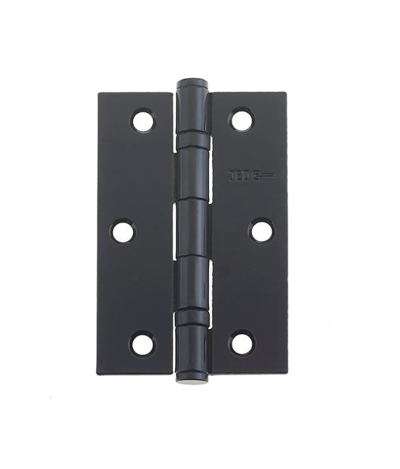 J8501 58X89MM STEEL BALL BEARING HINGE BLACK