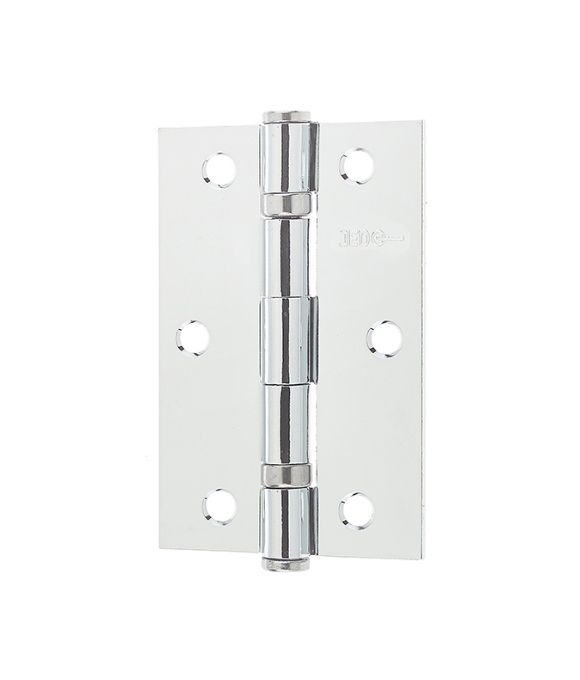 J8591 58X89MM STEEL BALL BEARING HINGE POLISHED CHROME