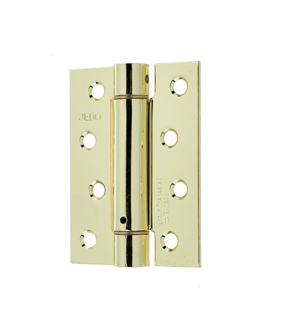 J9800 SINGLE ACTION SPRING HINGE ELECTRO BRASS