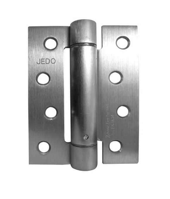 J9800 SINGLE ACTION SPRING HINGE SATIN CHROME