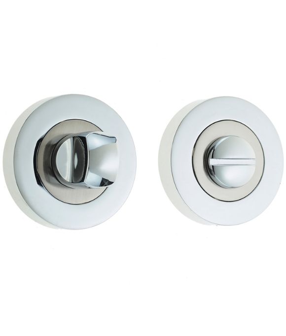 JV2666 TURN & RELEASE POLISHED CHROME SATIN NICKEL