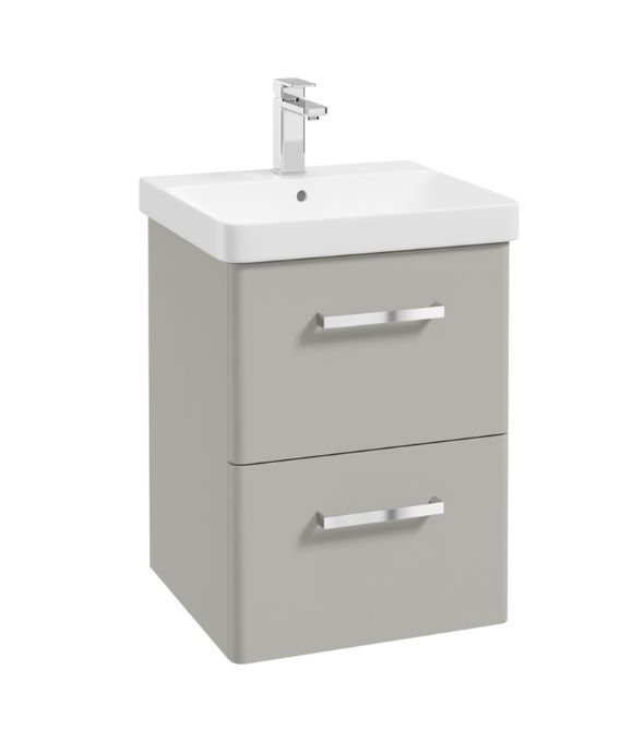 KORA WALL HUNG UNIT 2 DRAWER MATT ARCTIC GREY