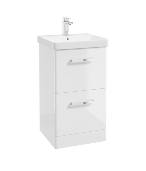 KORA FLOOR STANDING UNIT GLOSS WHITE