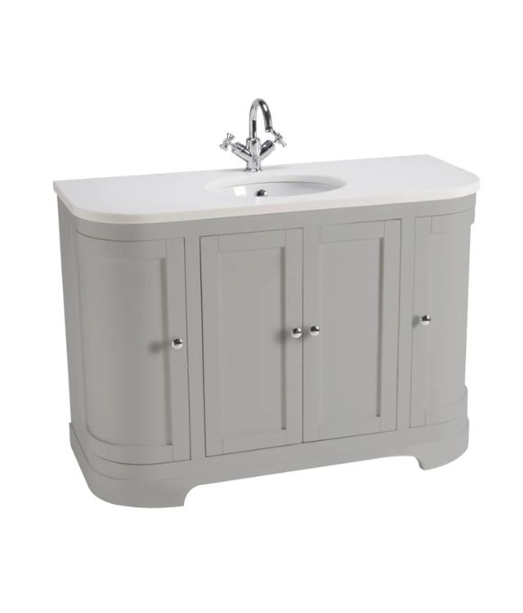 LANSDOWN CURVED UNIT PEBBLE GREY