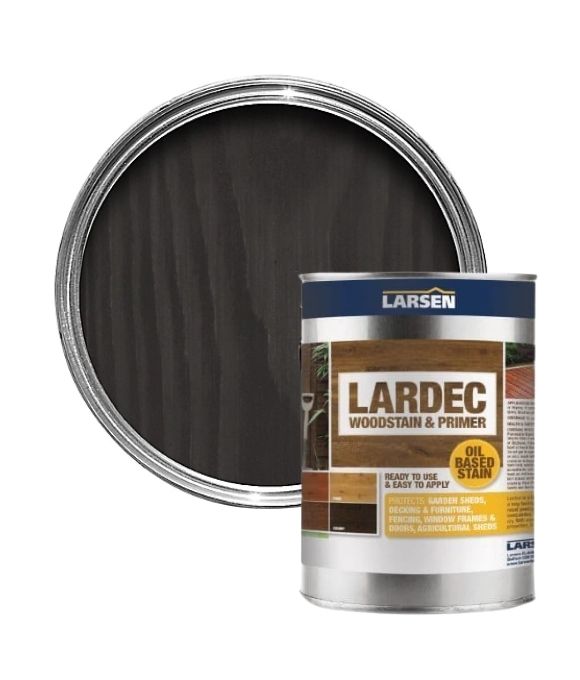 LARSEN LARDEC WOODSTAIN EBONY 5LT