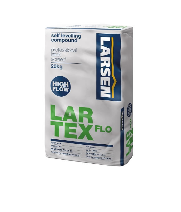 LARSEN LARTEX FLO LATEX SELF LEVELLING COMPOUND 20KG
