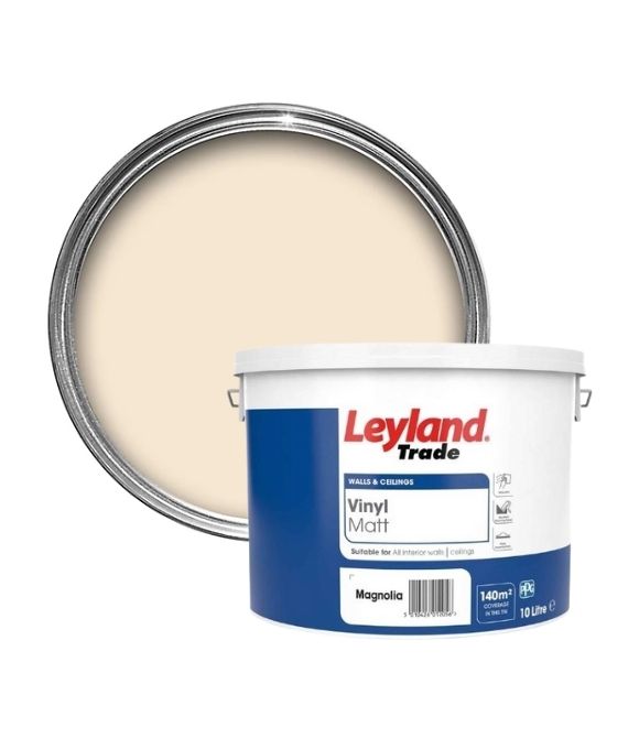 LEYLAND TRADE VINYL MATT EMULSION MAGNOLIA 10LT 