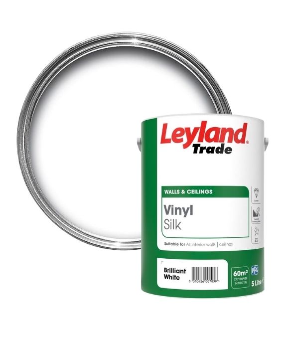 LEYLAND TRADE VINYL SILK BRILLIANT WHITE 5LT