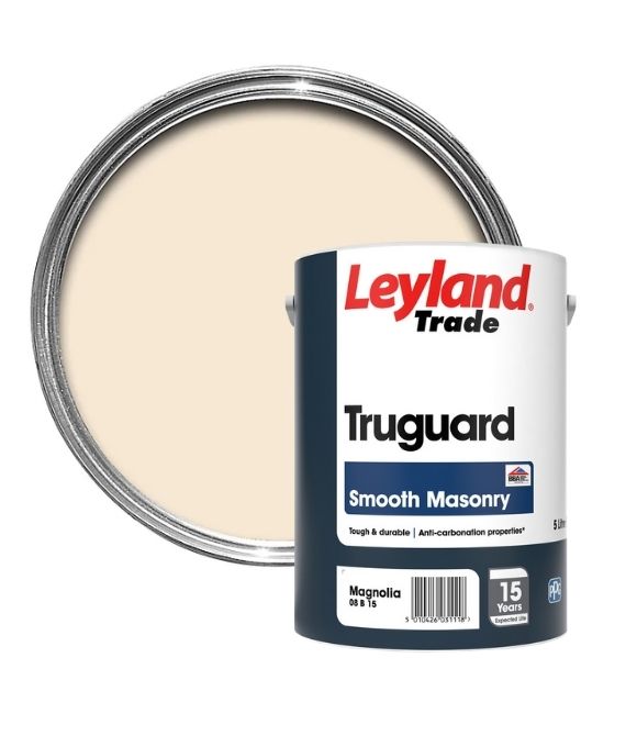 LEYLAND TRADE TRUGUARD SMOOTH MASONRY MAGNOLIA 5LT