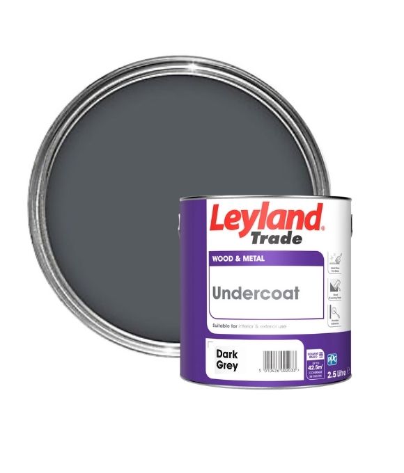 LEYLAND TRADE UNDERCOAT DARK GREY 2.5LT