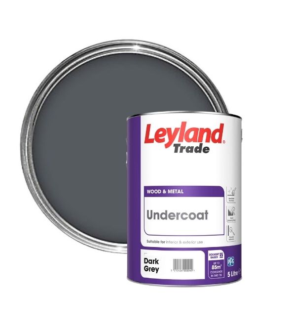 LEYLAND TRADE UNDERCOAT DARK GREY 5LT