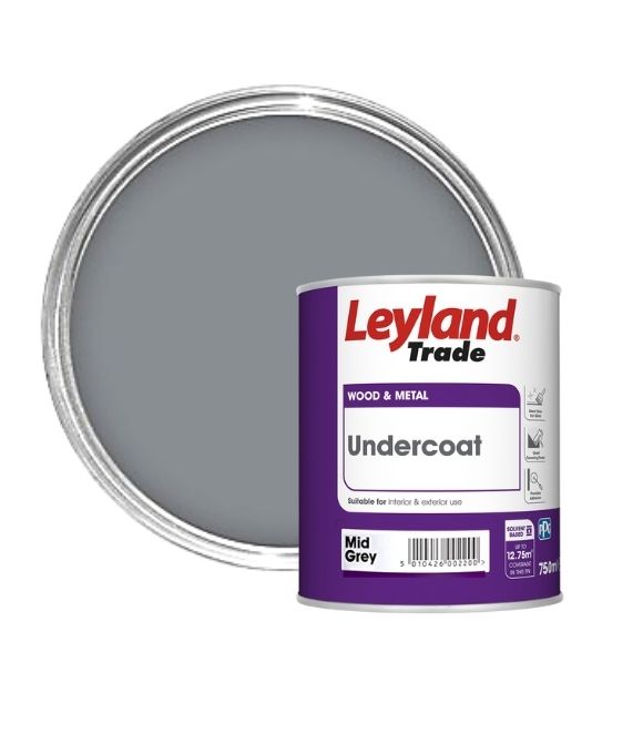 LEYLAND TRADE UNDERCOAT MID GREY 750ML