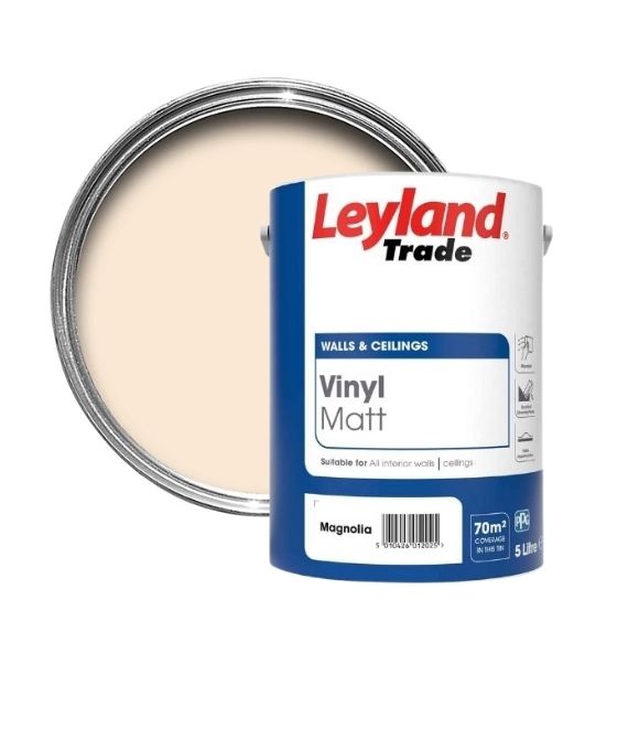 LEYLAND TRADE VINYL MATT EMULSION MAGNOLIA 2.5LT