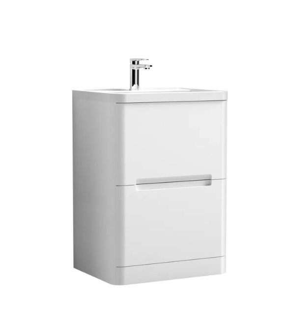LOTTI FLOOR STANDING UNIT MATT WHITE