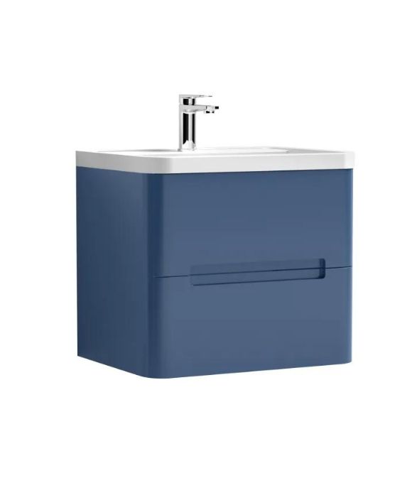 LOTTI WALL HUNG UNIT MATT BLUE