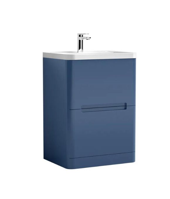 LOTTI FLOOR STANDING UNIT MATT BLUE