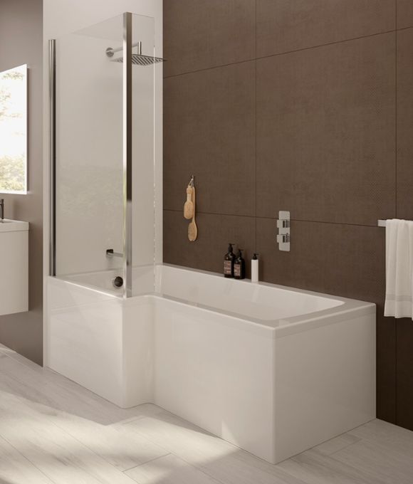 SONAS L SHAPE LEFT HAND SHOWER BATH