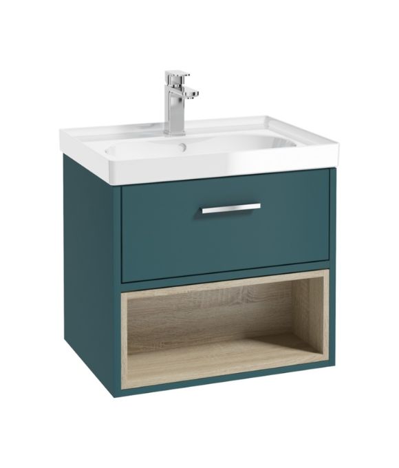 MALMO OPEN SHELF WALL HUNG OCEAN BLUE