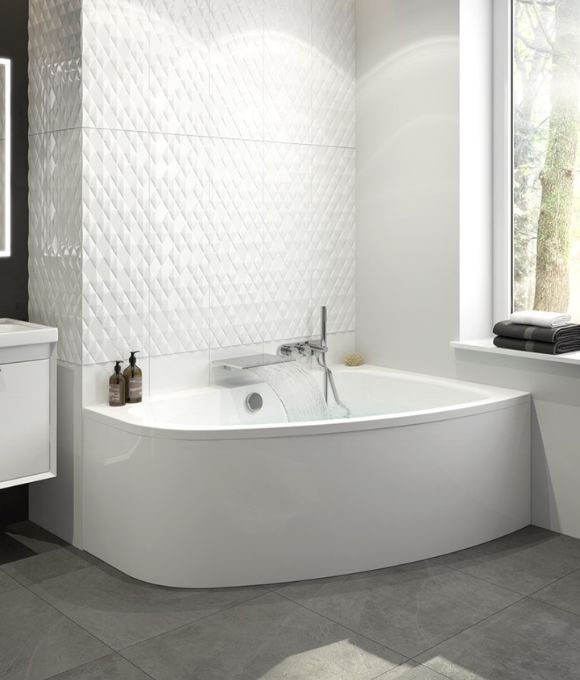 SONAS MAYA OFFSET CORNER BATH 