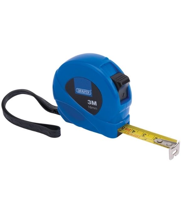 MEASURING TAPE 3M/10FT BLUE