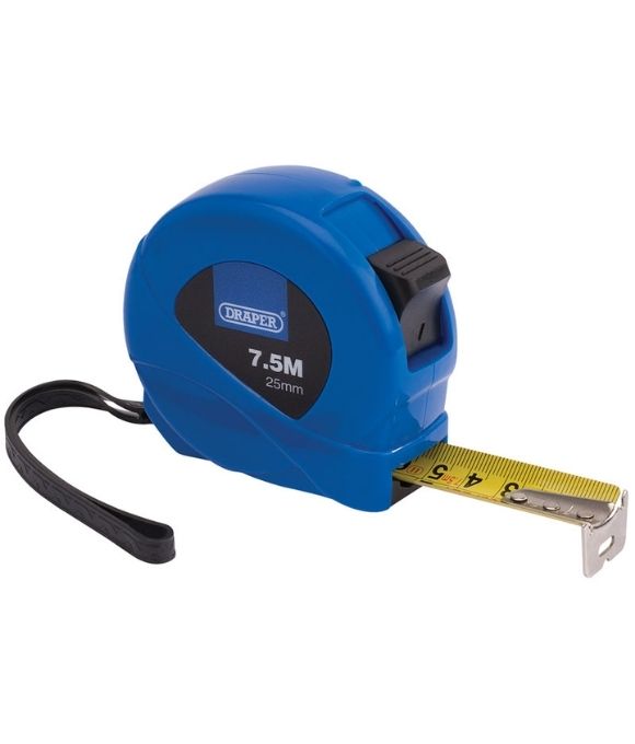 MEASURING TAPE 7.5M/25FT BLUE