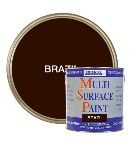 BEDEC MULTI SURFACE PAINT GLOSS BRAZIL 750ML
