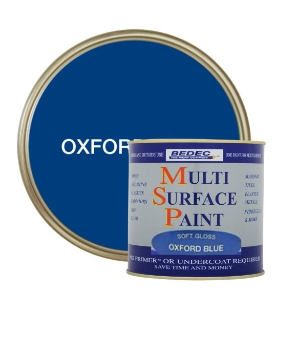 BEDEC MULTI SURFACE PAINT GLOSS OXFORD BLUE 250ML