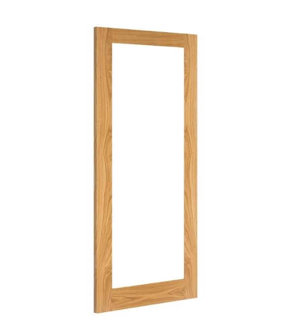 PRE-FINISHED WHITE OAK NM6G SHAKER W/ CLEAR GLASS 44MM