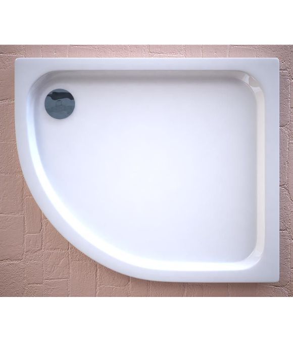 SLIMLINE SHOWER TRAY OFFSET QUADRANT 900X800 LH