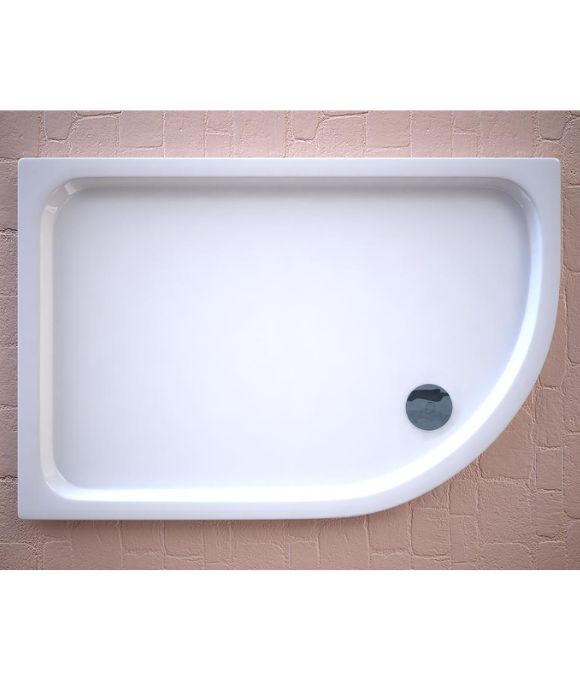 SLIMLINE SHOWER TRAY OFFSET QUADRANT 1200X900 RH